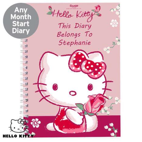 Personalised Hello Kitty Cherry Bloom A5 Diary £7.99